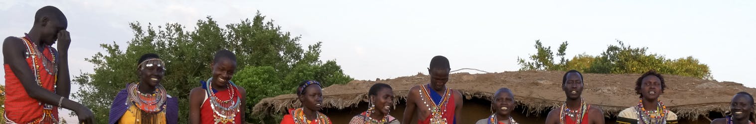 Olpopongi Maasai dorpsbezoek